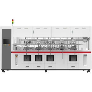 Máquina de procesamiento de alambre blindado de cinco estaciones 