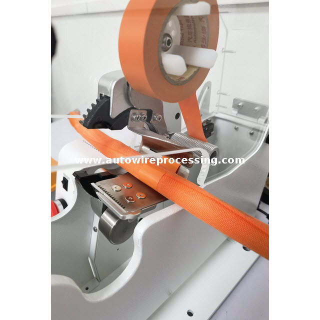 Máquina semiautomática compacta para cables y grabación de manguera