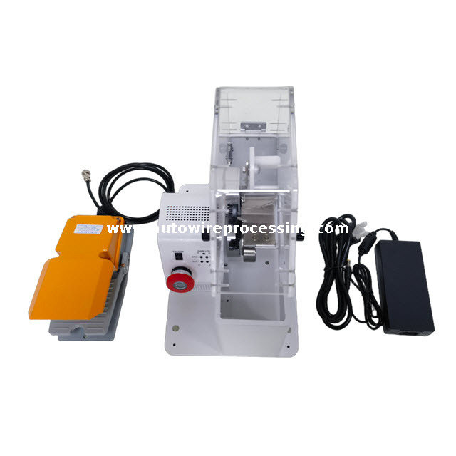 Máquina semiautomática compacta para cables y grabación de manguera
